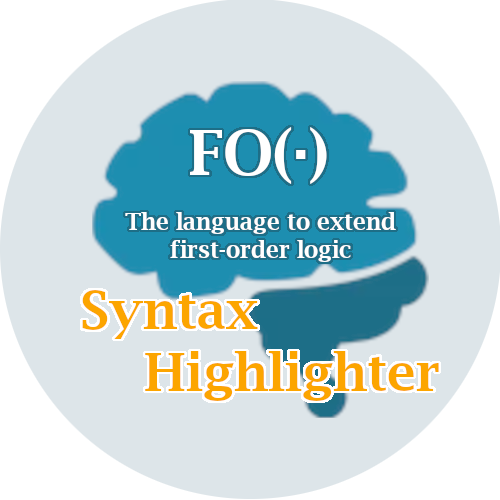 Syntax Highlighter for FO(·) (Beta)